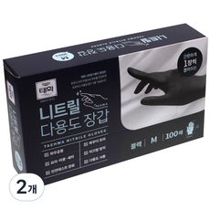Taehwa 丁腈多用途手套, 2個, 中(M), 100入