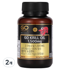 GO healthy GO 螃蟹油 45g, 2個, 30錠
