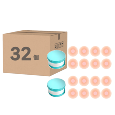 Edge Pro 女性高級矽膠胸貼隱形胸罩 附馬口鐵盒 2個, 32個