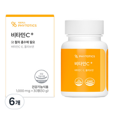 피토틱스 비타민C 30g, 30정, 6개