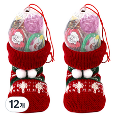위니비니 딥레드 니트 장화 간식 미니, 85g, 12개