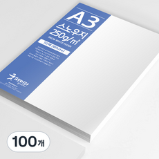 厚雪銅紙, 100個, A3