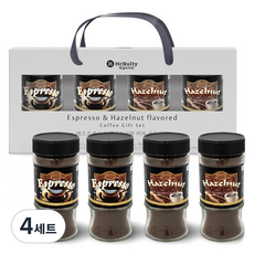 McNulty Coffee 即溶原豆瓶裝咖啡 50g 2種*2入禮盒組, 4組