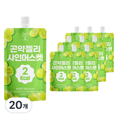 데이앤 곤약젤리 샤인머스켓 2칼로리, 150g, 20개