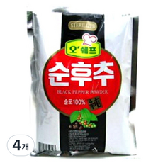 오뚜기 오쉐프 순후추, 450g, 4개