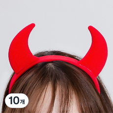파티쇼 고급악마머리띠, 레드, 10개