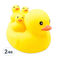 오즈토이 오리가족 목욕놀이완구, 혼합색상, 2세트