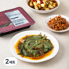 식도감 고기와 함께 반찬 대파 장아찌 180g + 깻잎 장아찌 150g + 만능 깡장 150g, 480g, 2세트