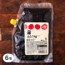 식자재왕 굴 소스, 1kg, 6개