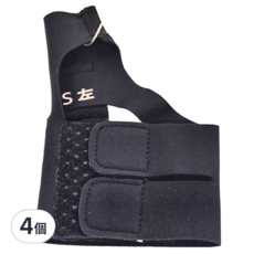 XA 隱形款機能拇指護腕 S 左手 黑色 4個