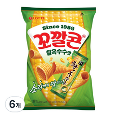 꼬깔콘 찰옥수수맛, 134g, 6개