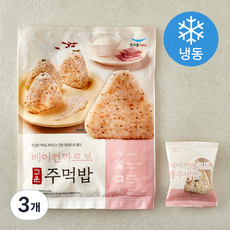 한우물 베이컨 까르보 주먹밥 10개입 (냉동), 1kg, 3개