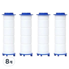 리셀 1200 터보팬 샤워기 교체형 필터, 8개