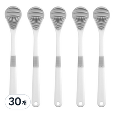Gomjihome 柔軟除舌苔清潔器 白色, 30個