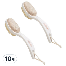 바롬몰 발 각질관리 브러쉬 화이트, 1개입, 10개, 61g
