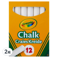 Crayola 繪兒樂 粉筆, 白色, 24支