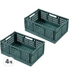 마켓피오 홈 접이식 다용도 수납 박스, 타입2, 4개