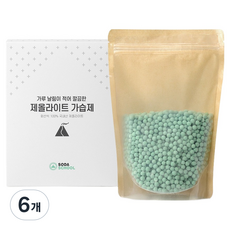 소다스쿨 가루 날림이 적어 깔끔한 제올라이트 가습제 500g, 6개