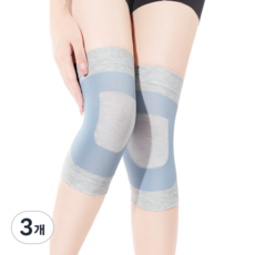 웰롯 스판 고탄력 무릎보호대 그레이 2p, 3개