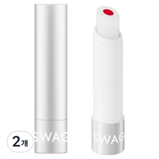 韓國 SWAGGER 活力潤色護唇膏, 暖色調魅力款, 2個