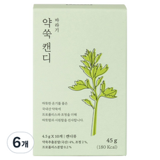 바라기 약쑥 캔디, 6개, 45g, 6개