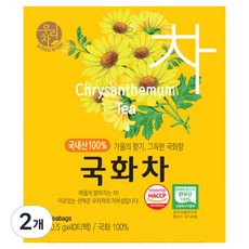 우리차 국화차 티백, 500mg, 40개입, 2개