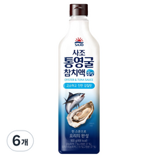 사조 통영굴 참치액, 900g, 6개