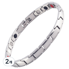 Homecell 女士手鍊 銀色 21 x 0.7cm, 2個