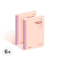 MONOGRAM Just 10分鐘計畫本 100DAYS MG-0009, CARNIVAL PINK, 6個