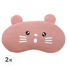 Tidy Home 眼罩 粉紅色, 2個, 1入