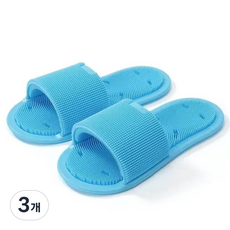 Allisyou 拖鞋型足部刷, 藍色, 3個, 1入