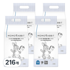 모모래빗 에코씽씽 오리지널 팬티기저귀 남아용, 점보형(2XL), 216개
