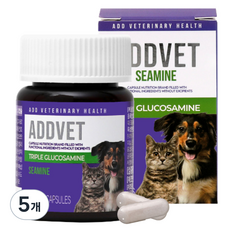 애드벳 반려동물 영양제, 30정, 뼈/관절강화, 5개