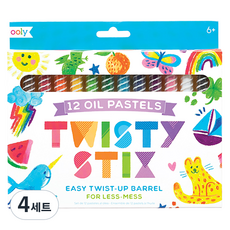 ooly 旋轉油畫棒, 4套, 12色