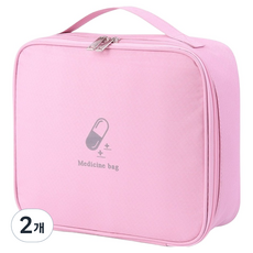 舒適空間 旅行用急救包 大型 淺粉色, 2個