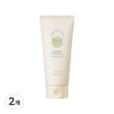 미샤 크리미 라떼 클렌징 폼 녹차, 172ml, 2개