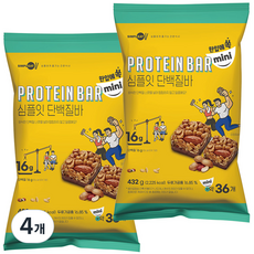 Simpleat 迷你蛋白質能量棒 36塊入, 4個, 432g