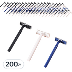 Janyhome酒店一次性剃須刀混裝隨機發貨, 200個, 1入