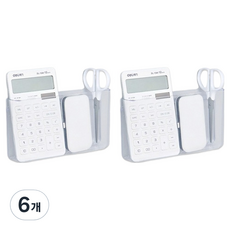 Lala工房 透明壁掛式多用途遙控器整理收納盒 大型, 單一顏色, 6個