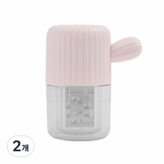 아이칸 반자동 회전 렌즈세척기, 핑크, 2개