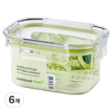LocknLock 樂扣樂扣 All Tritan密封容器, 450ml, 6個