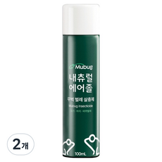 무벅 내츄럴에어졸 모기 파리 바퀴벌레 살충제, 100ml, 2개