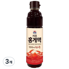 SAJO 紅蟹醬, 500ml, 3瓶