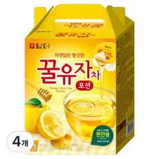 담터 꿀유자차 포션, 30g, 15개입, 4개