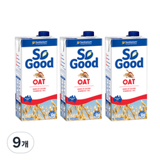 세니테리엄 쏘굿 오트 언스위트 밀크, 1L, 9개