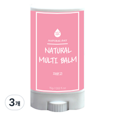 내추럴데이 오일 멀티밤 스틱, 15g, 3개