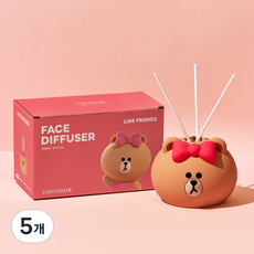 코코도르 라인프렌즈 페이스 디퓨저 초코, 블랙체리, 200ml, 5개
