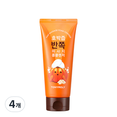 토니모리 호박즙 반쪽 마사지 폼클렌저, 4개, 120ml