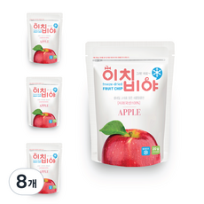 이치비야 동결건조 과일칩 사과, 20g, 8개