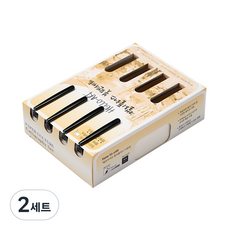 paperculture Hello Art Calli Plus 明信片紙 1 白色 100張 + 毛筆 4支 套組, 2套